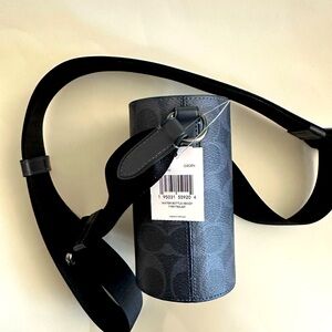 Brand New Coach Gray Water Bottle Holder Brand New with Tag
